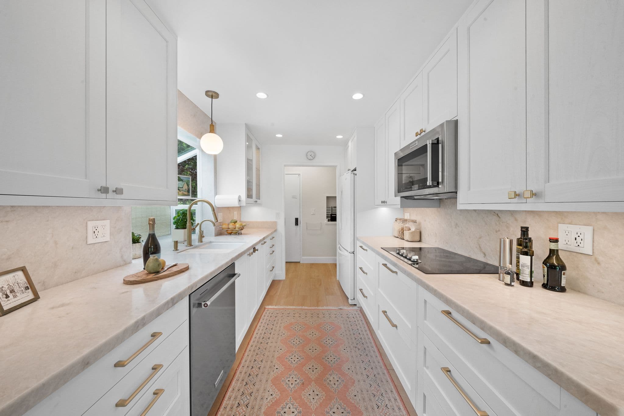 Boulevard Way Kitchen, galley kitchen remodel in Walnut Creek, CA